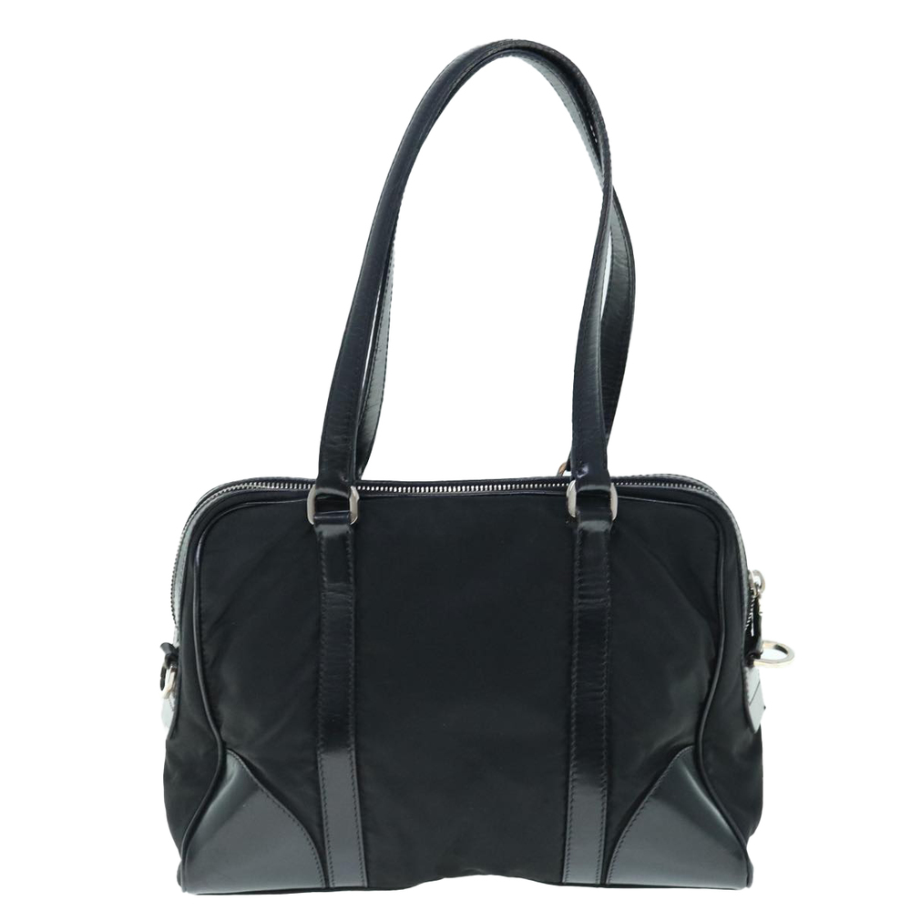 PRADA Hand Bag Nylon Black Auth ki3990 - Picture 2 of 16